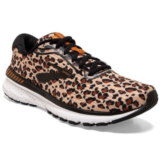 Brooks Shoes - Brooks Adrenaline GTS 20 Sneakers Womens 8 Leopard Print Running Active Lace Up